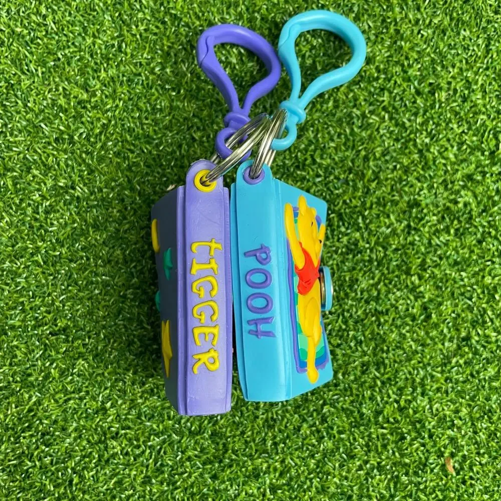 Vintage Lot Winnie the Pooh Tigger Mini Notebook Keychains